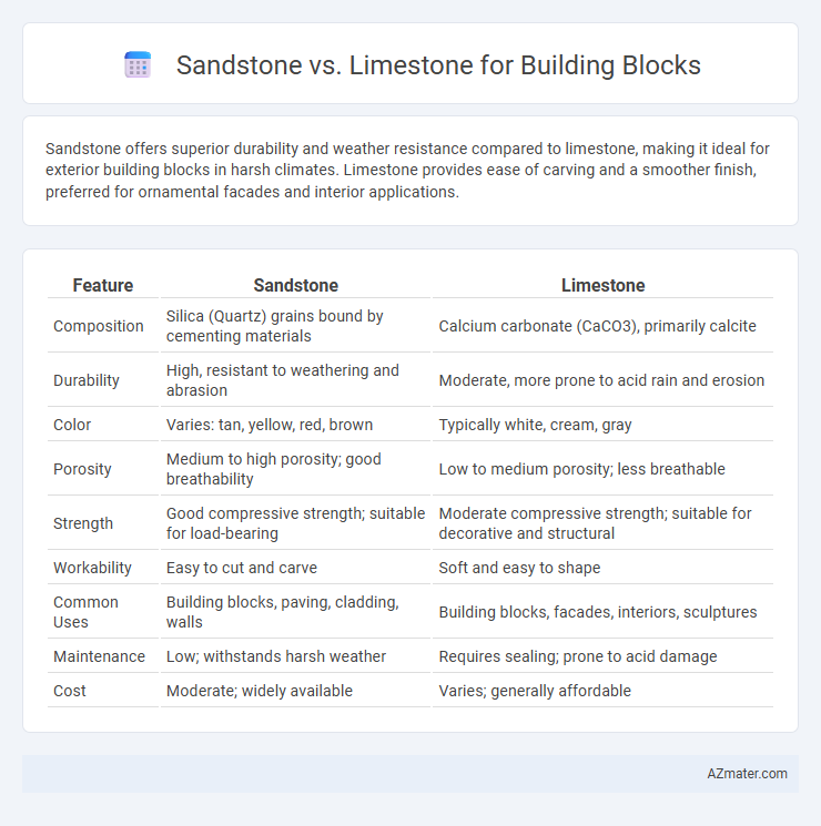 Sandstone vs. Limestone for Building Blocks - What is The Difference?