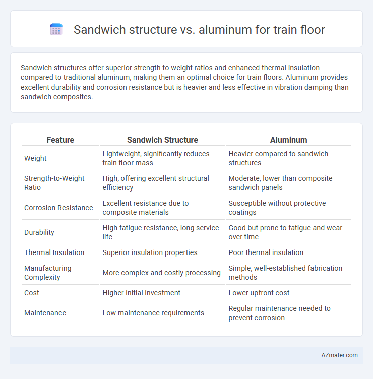 Sandwich structure vs. aluminum for train floor - What is The Difference?