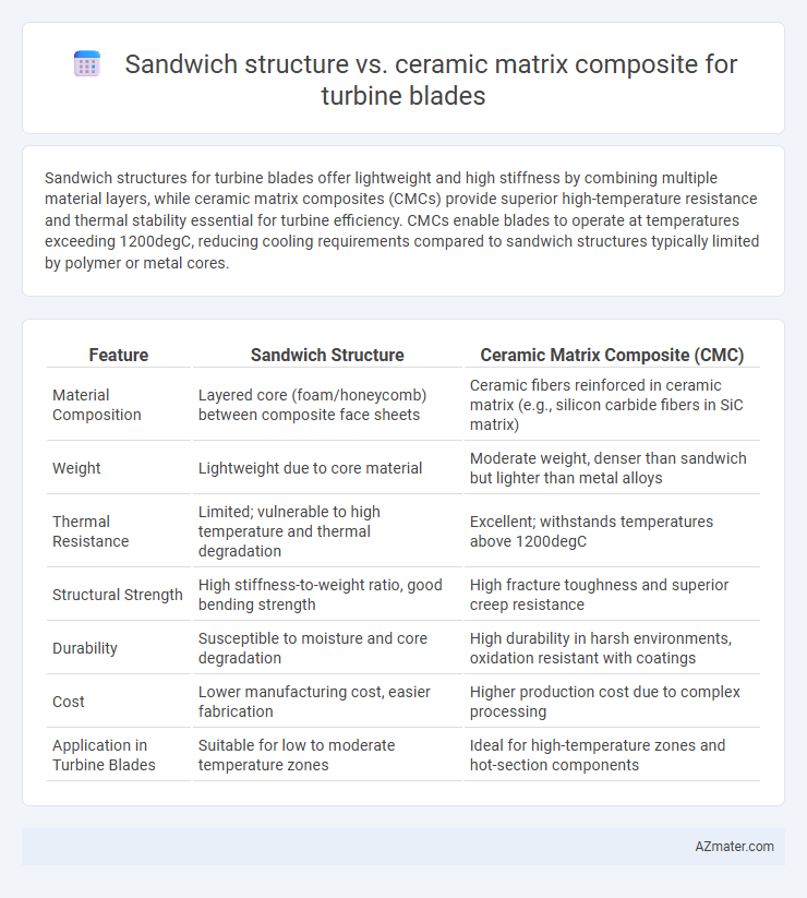 Sandwich structure vs. ceramic matrix composite for turbine blades - What is The Difference?