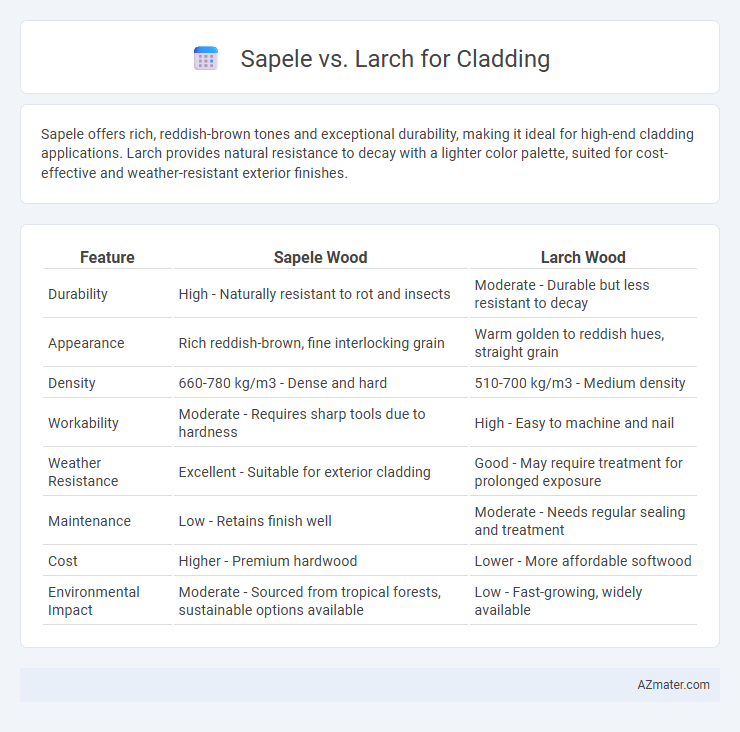 Sapele vs. Larch for Cladding - What is The Difference?