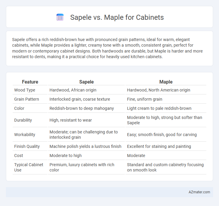 Sapele vs. Maple for Cabinets - What is The Difference?