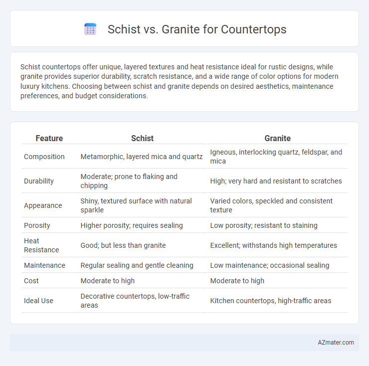 Schist vs. Granite for Countertops - What is The Difference?