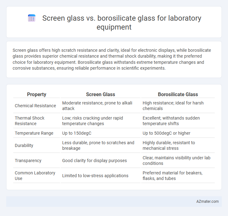 Screen glass vs. borosilicate glass for laboratory equipment - What is The Difference?