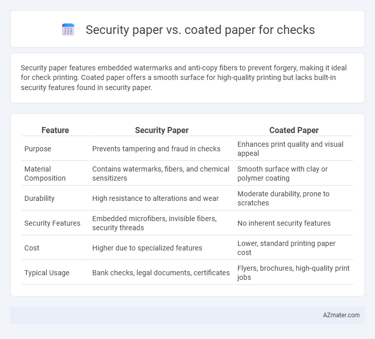 Security paper vs. coated paper for checks - What is The Difference?