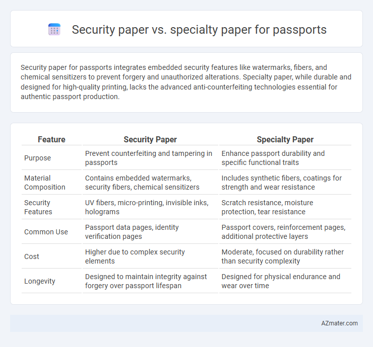 Security paper vs. specialty paper for passports - What is The Difference?