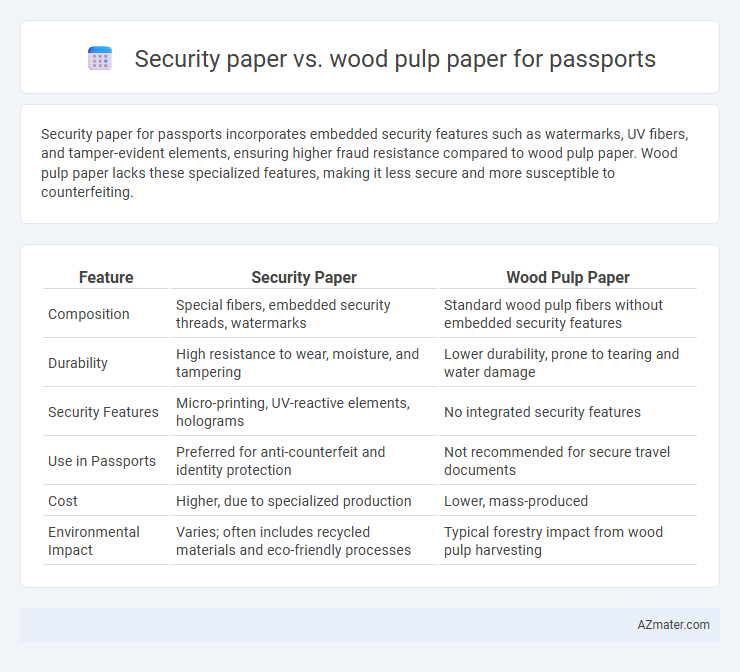 Security paper vs. wood pulp paper for passports - What is The Difference?