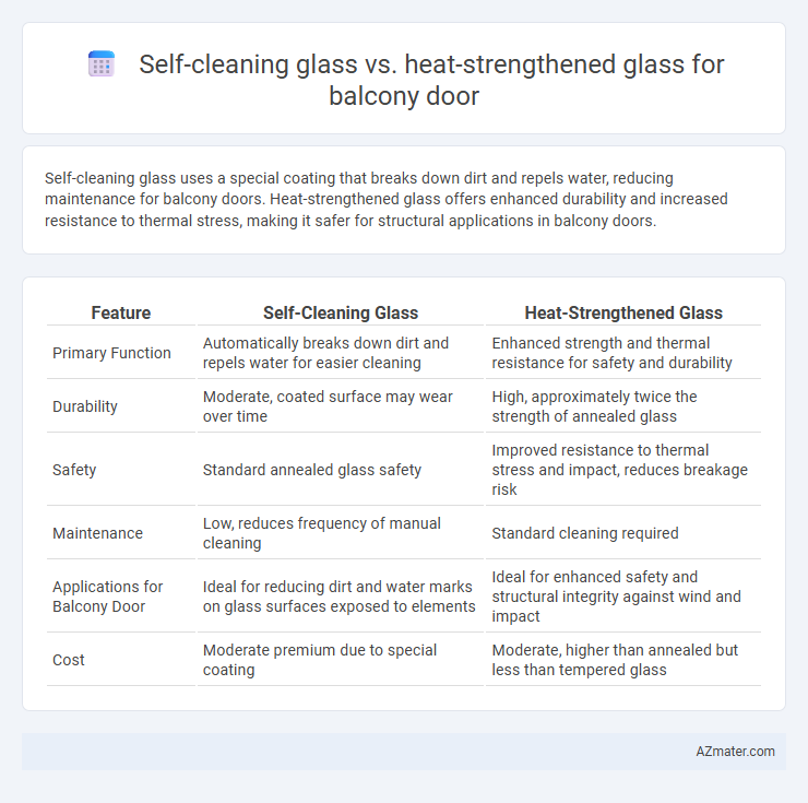 Self-cleaning glass vs. heat-strengthened glass for balcony door - What is The Difference?