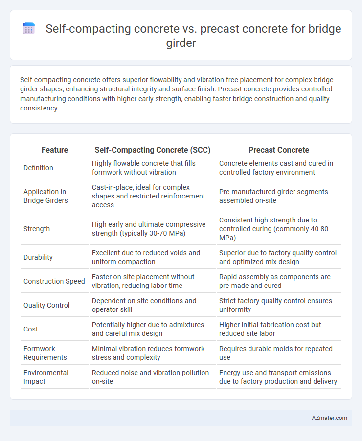 Self-compacting concrete vs. precast concrete for bridge girder - What is The Difference?