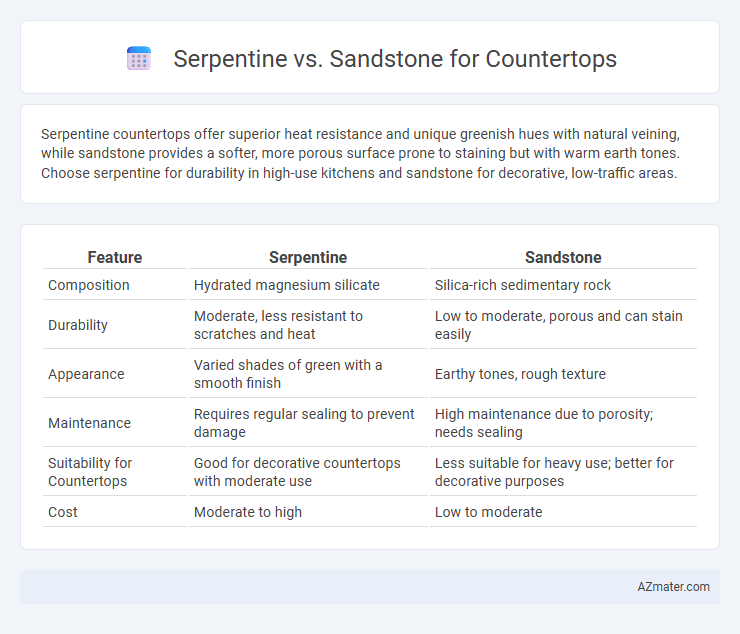 Serpentine vs. Sandstone for Countertops - What is The Difference?