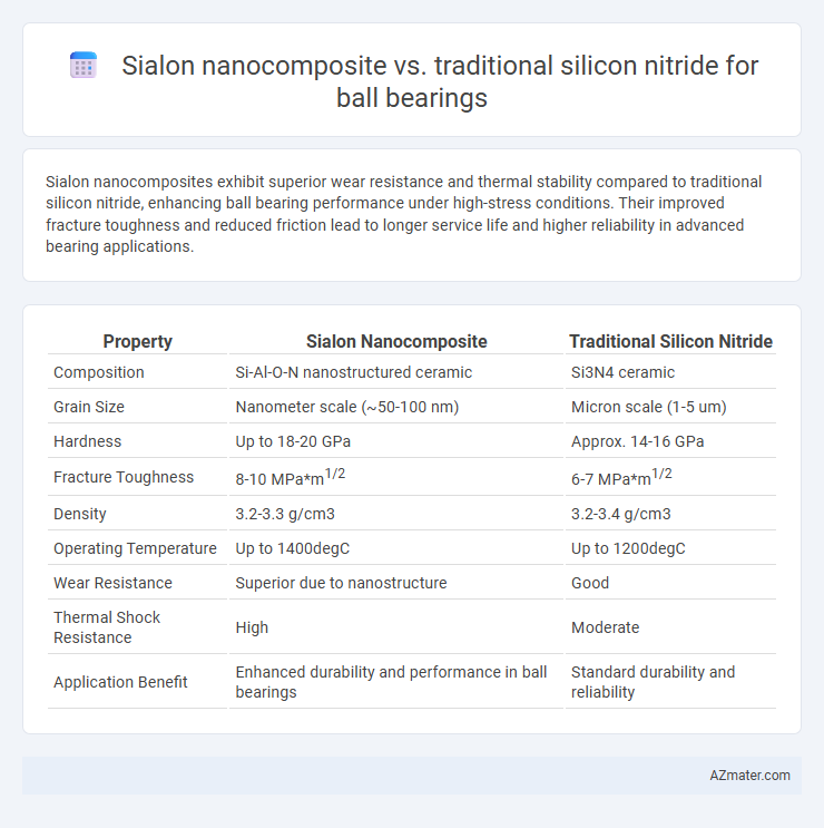 Sialon nanocomposite vs. traditional silicon nitride for ball bearings - What is The Difference?