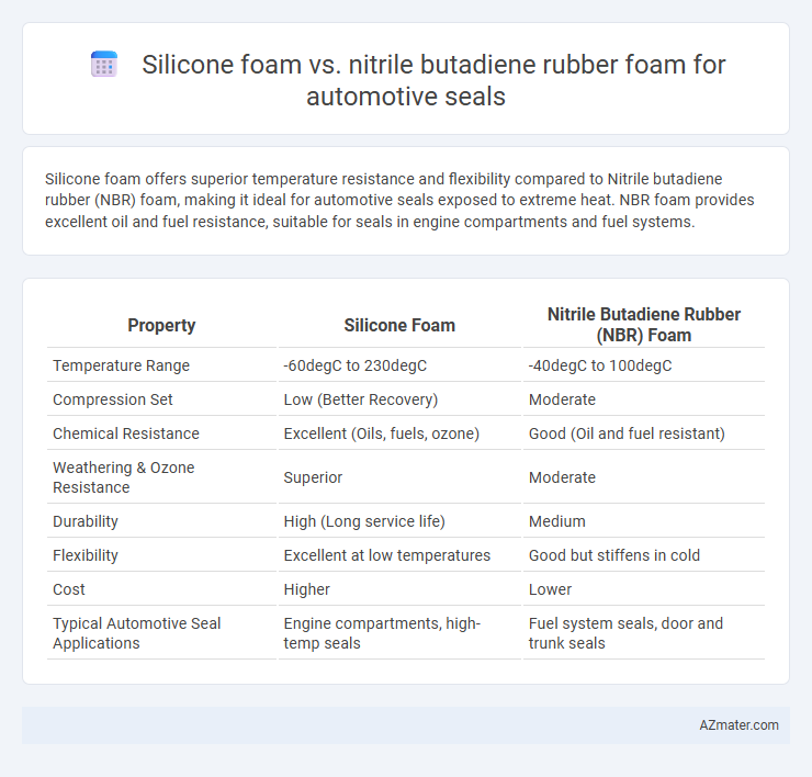 Silicone foam vs. nitrile butadiene rubber foam for automotive seals - What is The Difference?