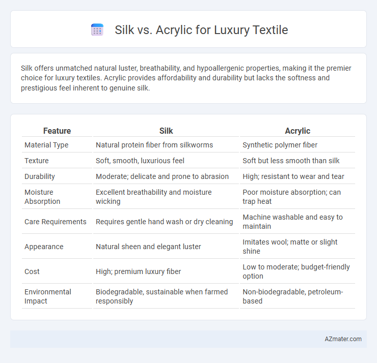 Silk vs. Acrylic for Luxury Textile - What is The Difference?