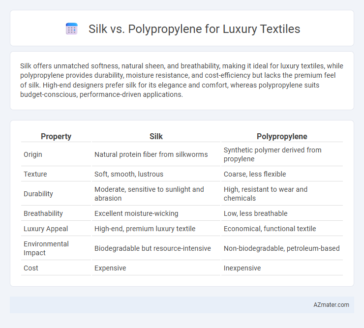 Silk vs. Polypropylene for Luxury Textiles - What is The Difference?