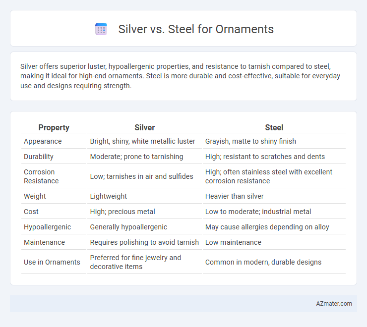Silver vs. Steel for Ornaments - What is The Difference?