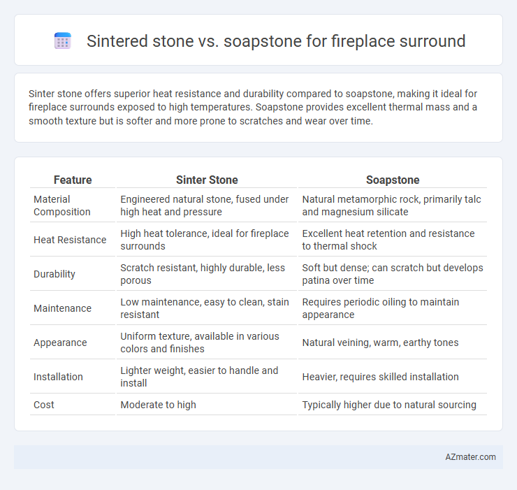 Sintered stone vs. soapstone for fireplace surround - What is The Difference?