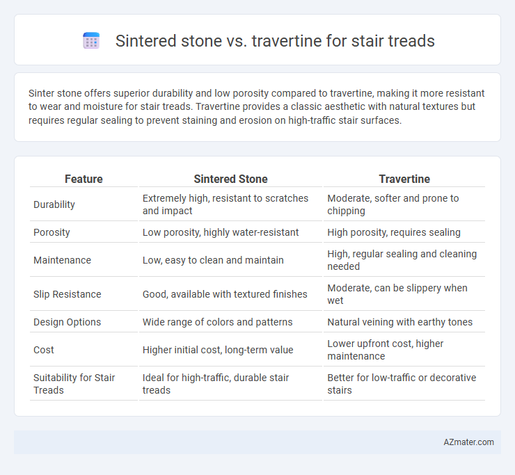 Sintered stone vs. travertine for stair treads - What is The Difference?