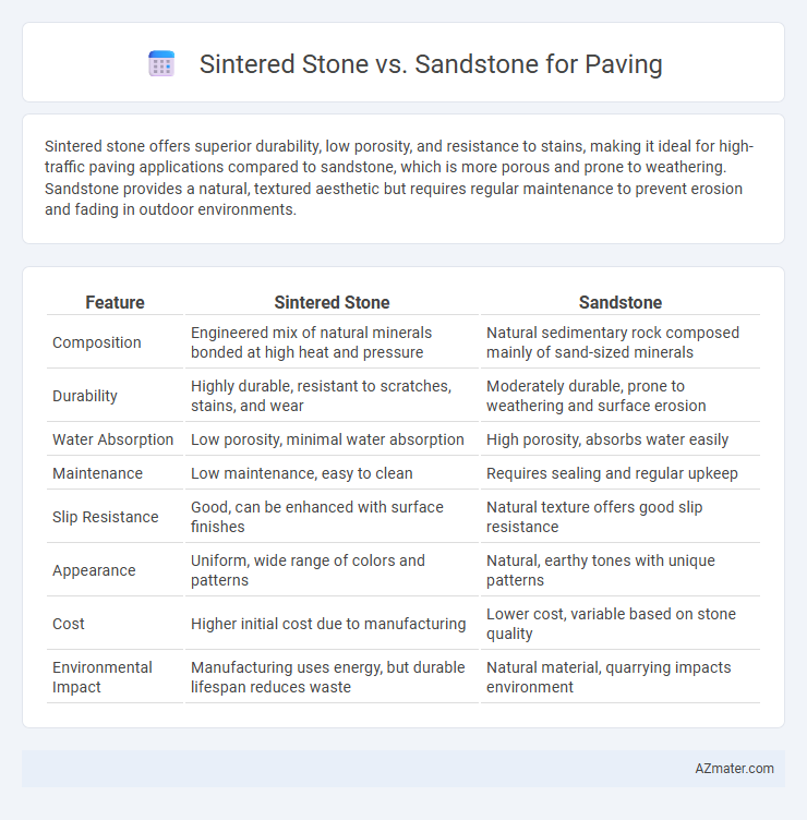 Sintered Stone vs. Sandstone for Paving - What is The Difference?