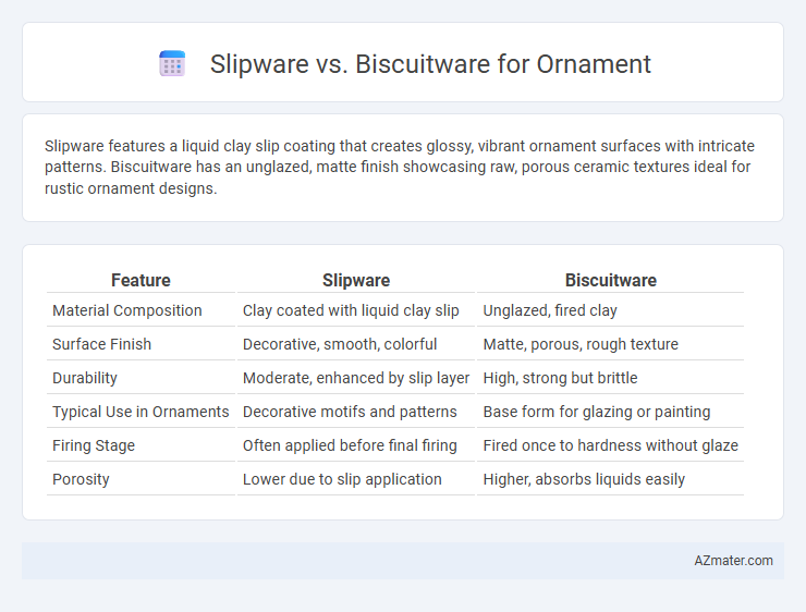 Slipware vs. Biscuitware for Ornament - What is The Difference?