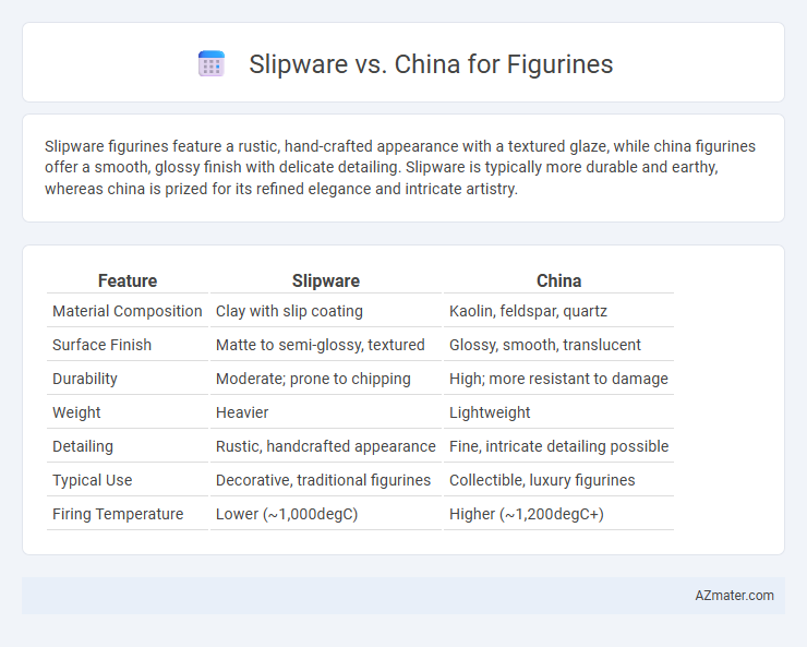 Slipware vs. China for Figurines - What is The Difference?