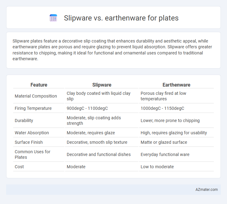 Slipware vs. earthenware for plates - What is The Difference?