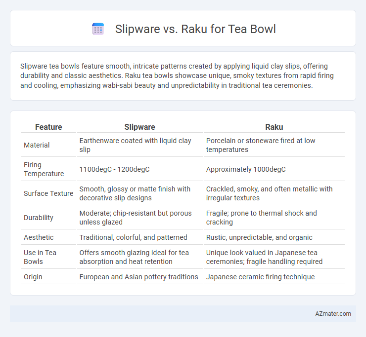 Slipware vs. Raku for Tea Bowl - What is The Difference?