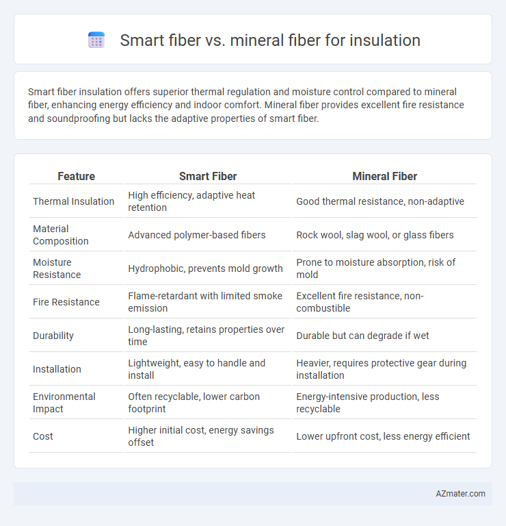 Smart fiber vs. mineral fiber for insulation - What is The Difference?