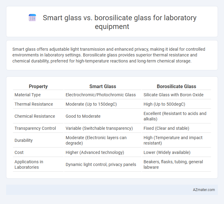 Smart glass vs. borosilicate glass for laboratory equipment - What is The Difference?