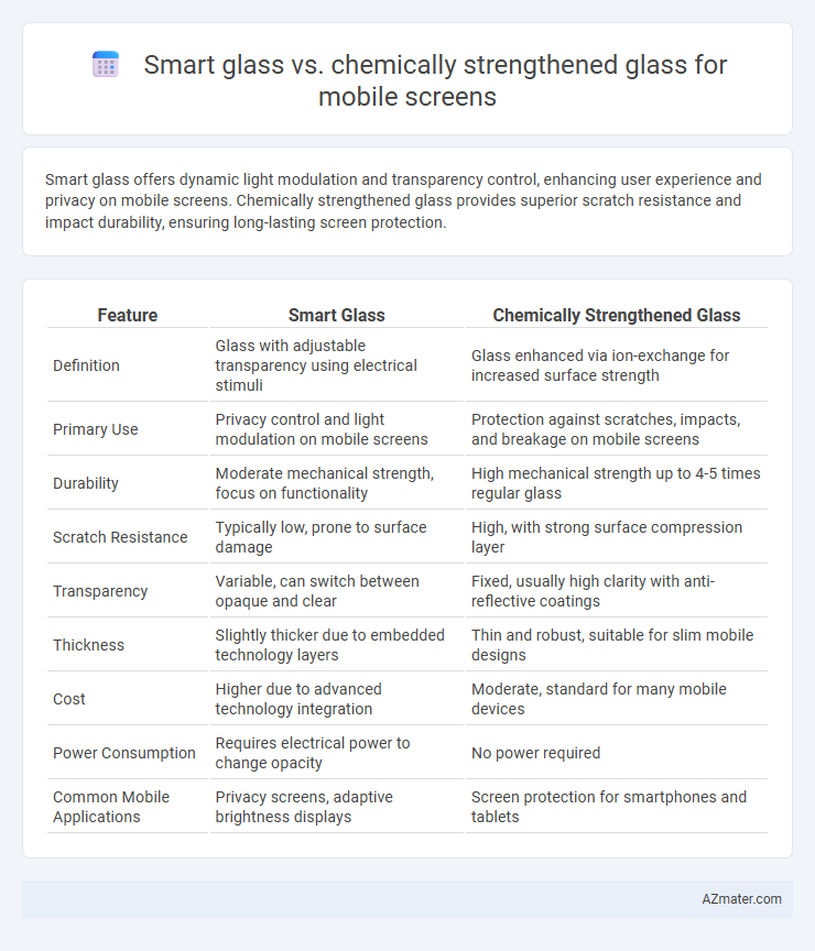 Smart glass vs. chemically strengthened glass for mobile screens - What is The Difference?
