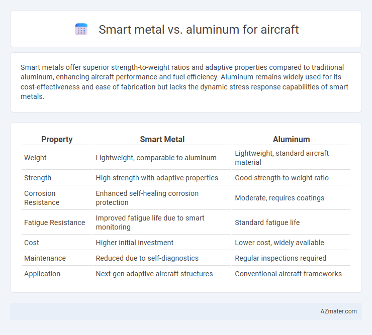 Smart metal vs. aluminum for aircraft - What is The Difference?
