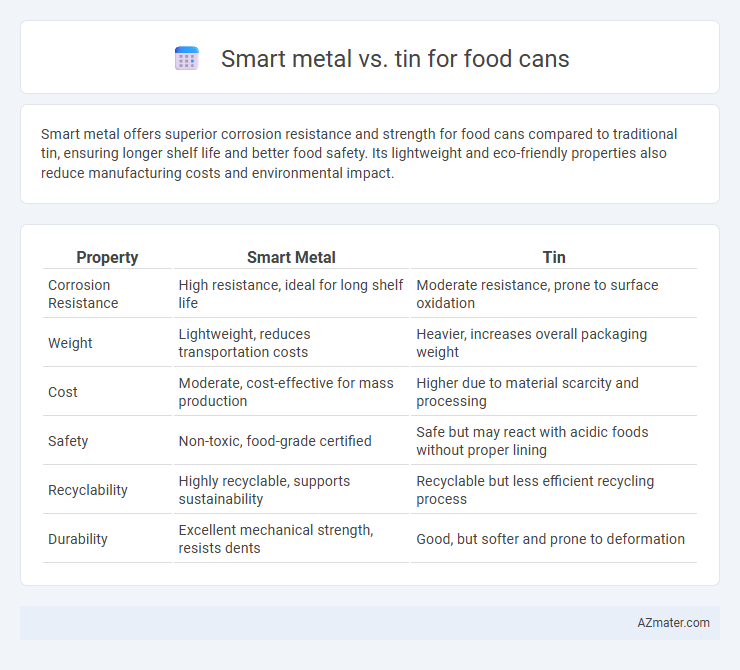 Smart metal vs. tin for food cans - What is The Difference?