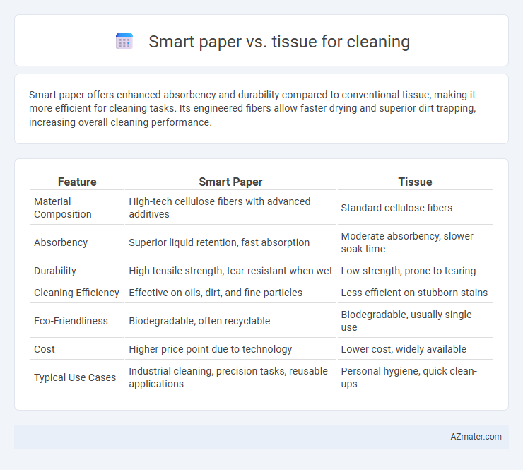 Smart paper vs. tissue for cleaning - What is The Difference?
