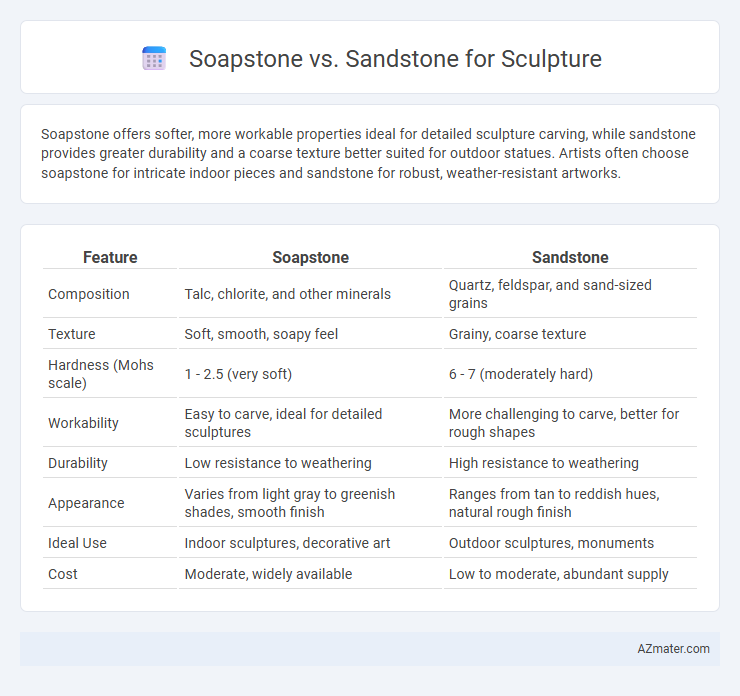 Soapstone vs. Sandstone for Sculpture - What is The Difference?