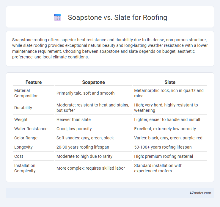 Soapstone vs. Slate for Roofing - What is The Difference?