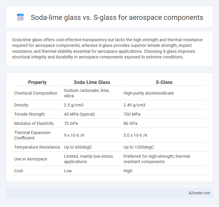 Soda-lime glass vs. S-glass for aerospace components - What is The Difference?