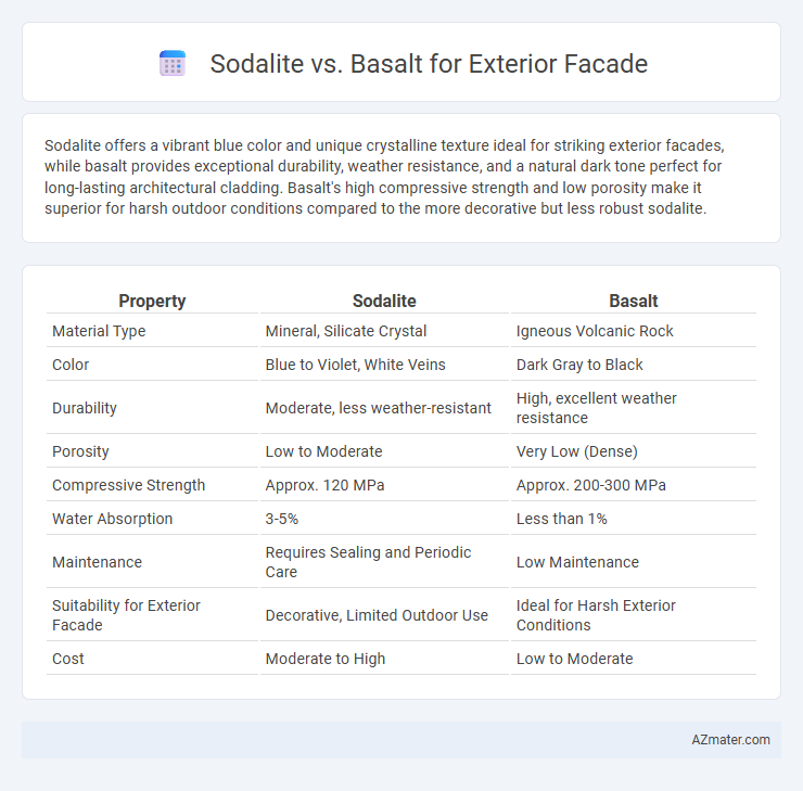 Sodalite vs. Basalt for Exterior Facade - What is The Difference?