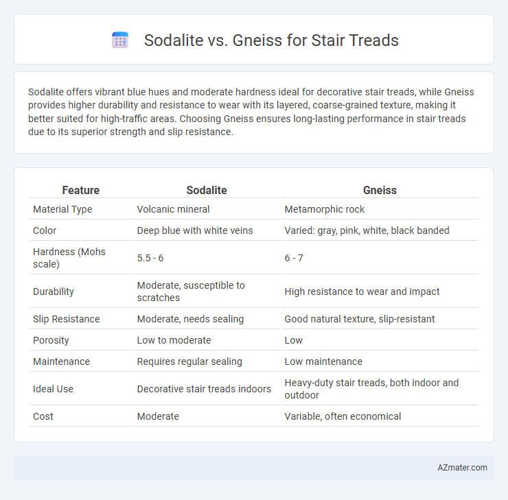 Sodalite vs. Gneiss for Stair Treads - What is The Difference?