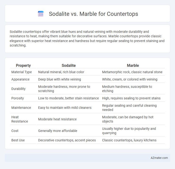 Sodalite vs. Marble for Countertops - What is The Difference?