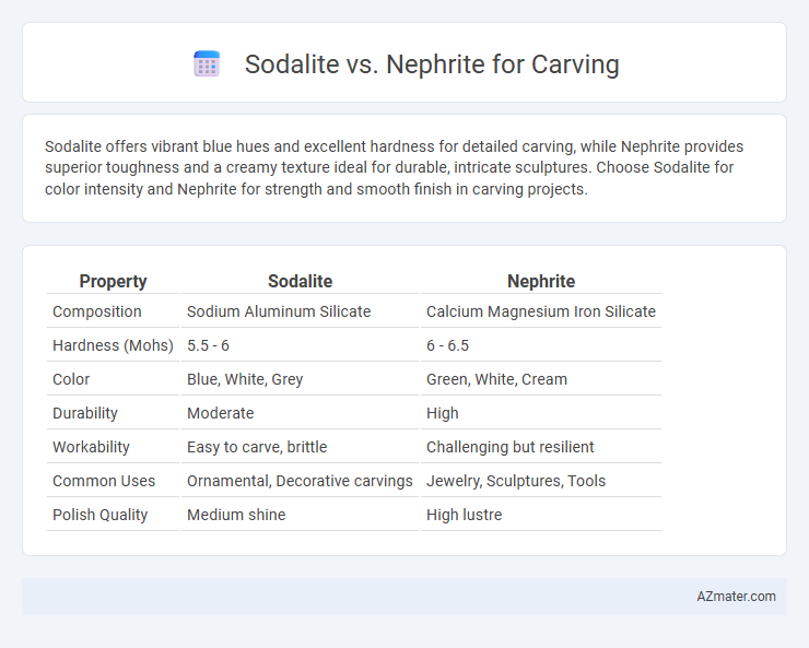 Sodalite vs. Nephrite for Carving - What is The Difference?