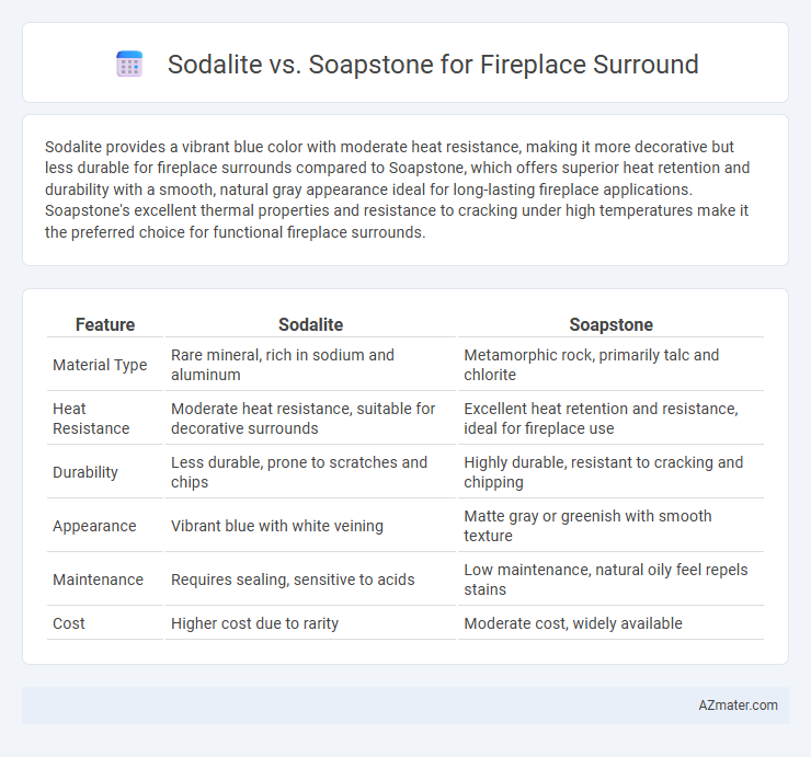 Sodalite vs. Soapstone for Fireplace Surround - What is The Difference?