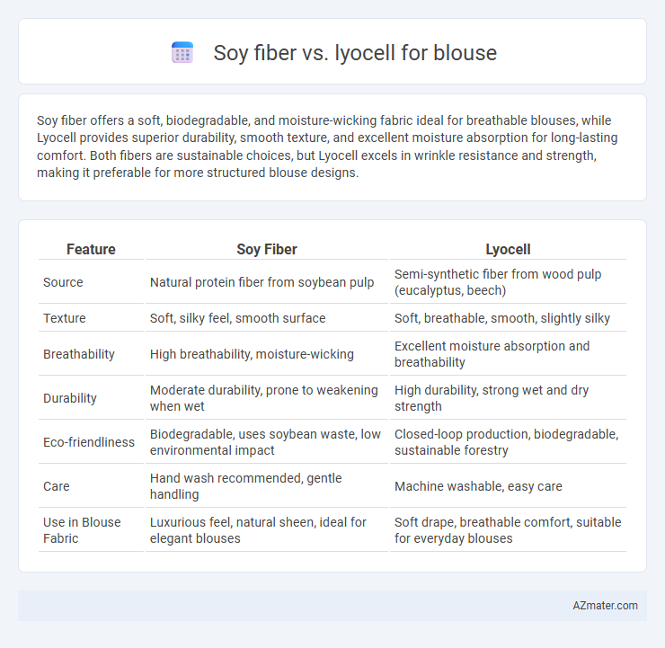 Soy fiber vs. lyocell for blouse - What is The Difference?