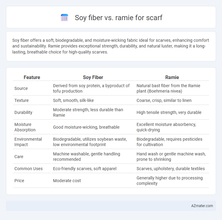 Soy fiber vs. ramie for scarf - What is The Difference?