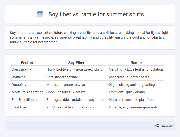 Soy fiber vs. ramie for summer shirts - What is The Difference?