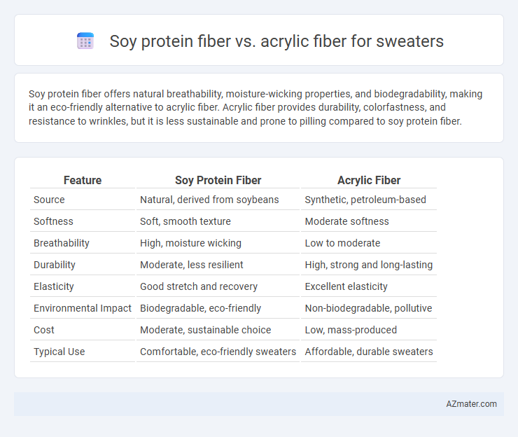 Soy protein fiber vs. acrylic fiber for sweaters - What is The Difference?