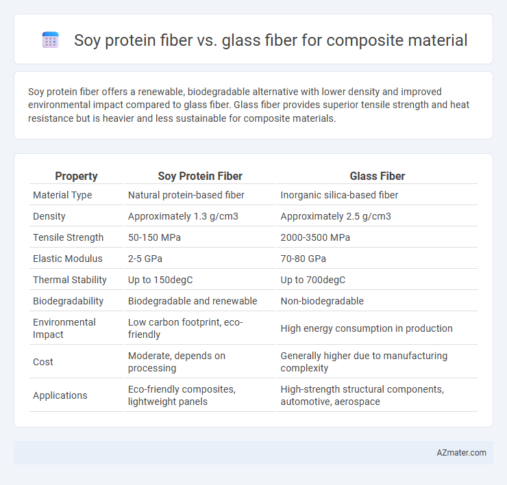 Soy protein fiber vs. glass fiber for composite material - What is The Difference?