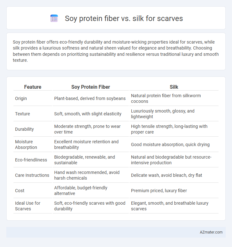 Soy protein fiber vs. silk for scarves - What is The Difference?