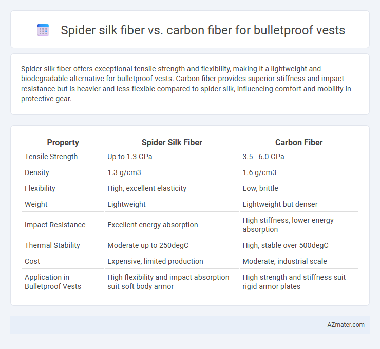 Spider silk fiber vs. carbon fiber for bulletproof vests - What is The Difference?
