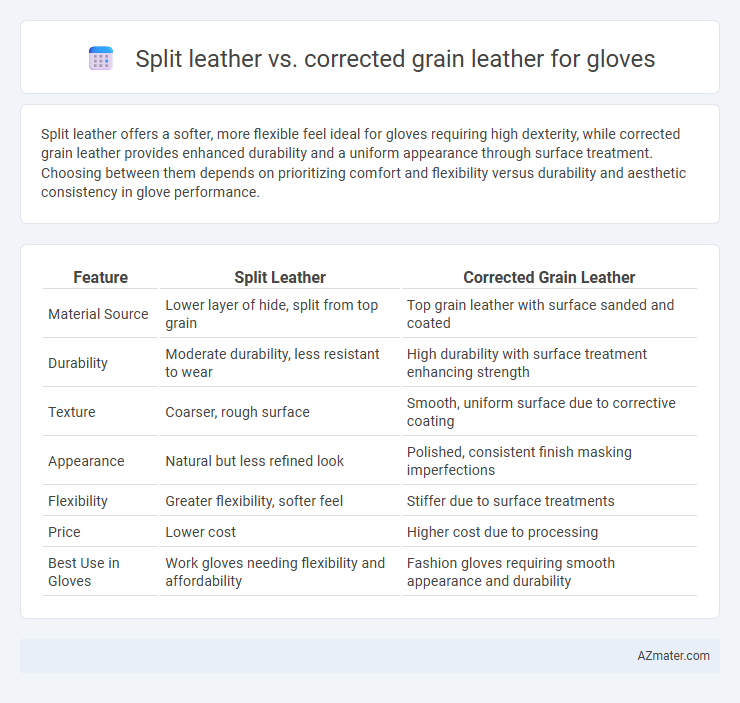 Split leather vs. corrected grain leather for gloves - What is The Difference?