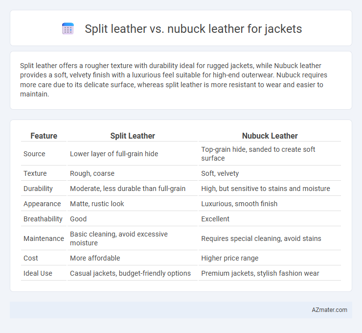 Split leather vs. nubuck leather for jackets - What is The Difference?