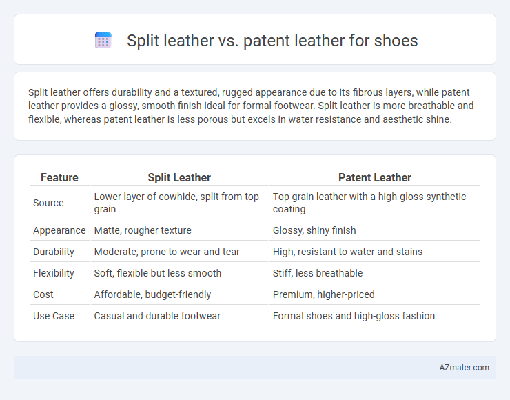 Split leather vs. patent leather for shoes - What is The Difference?