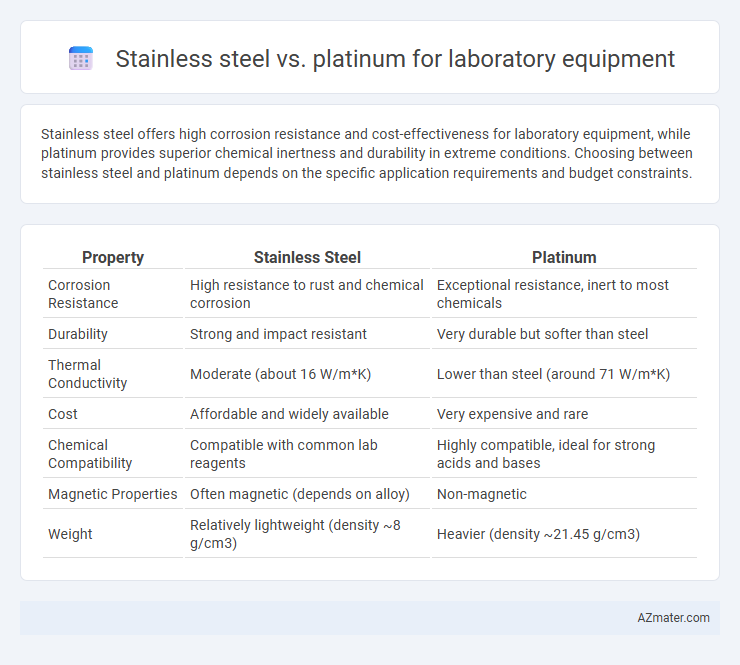 Stainless steel vs. platinum for laboratory equipment - What is The Difference?